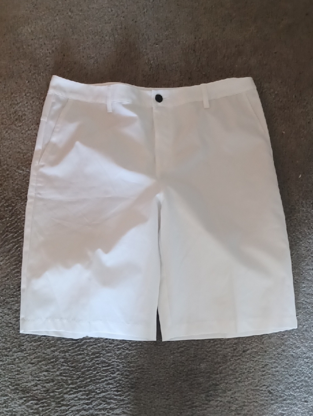 Adidas Men's White Performance Golf Shorts